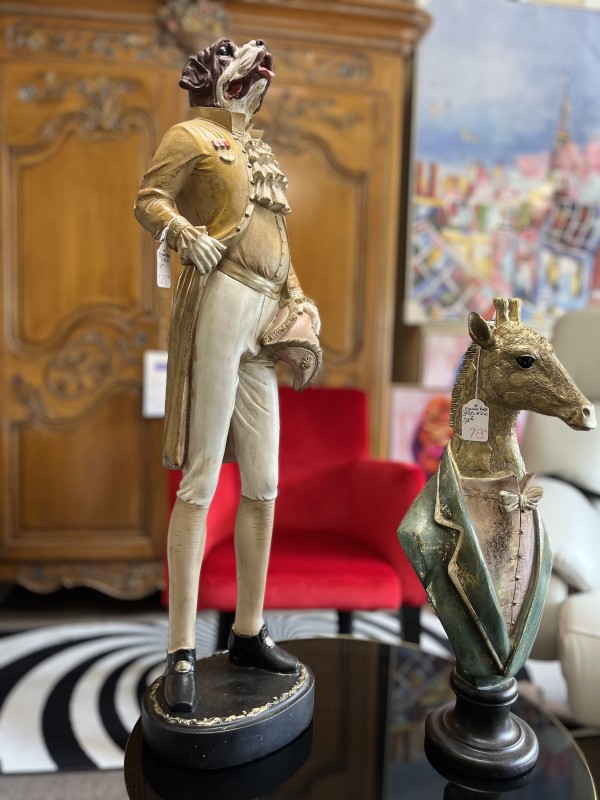Statuette d’animaux aristocrate 