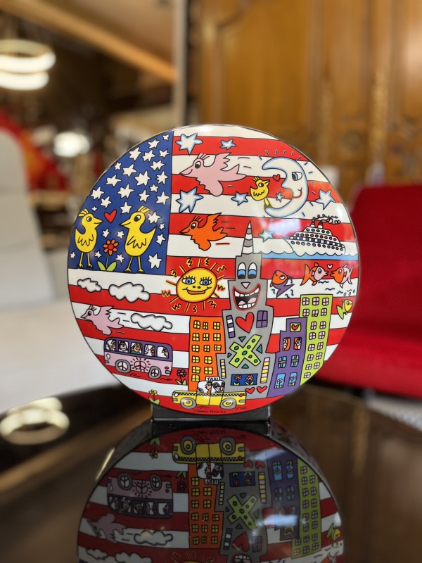 Vase de décoration de style Pop Art et Monet 