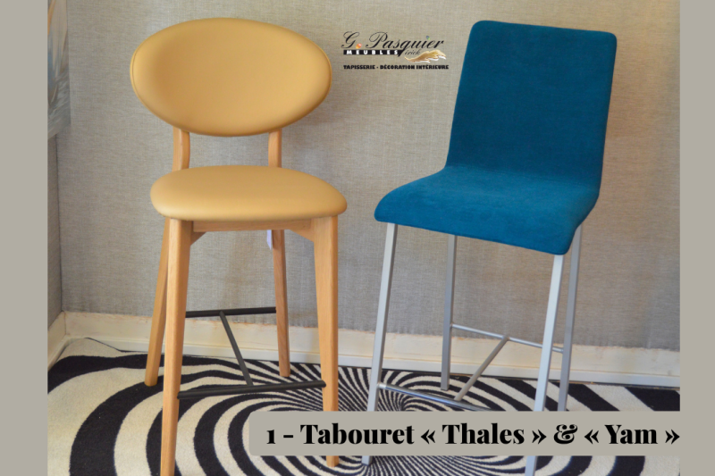 1 - Tabouret « Thales » & « Yam »