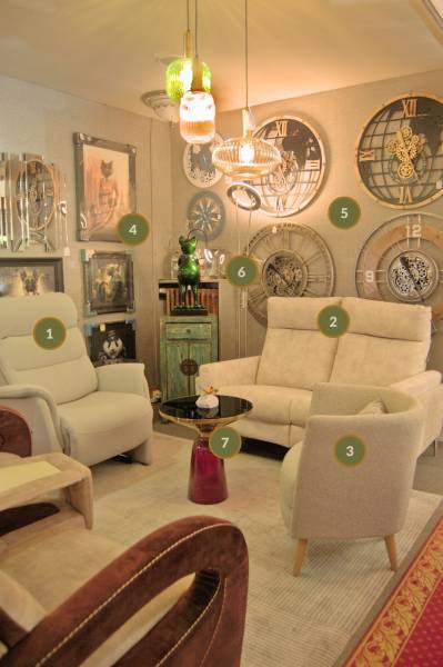 Ambiance salon : confort & élégance