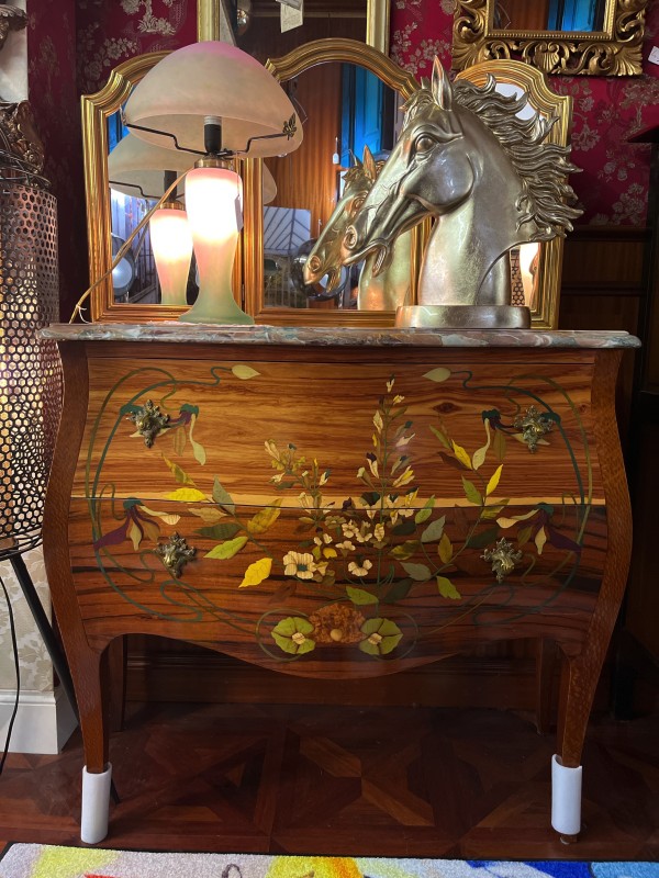 Commode Daïdé style Louis XIV, motif de Mr Gallé